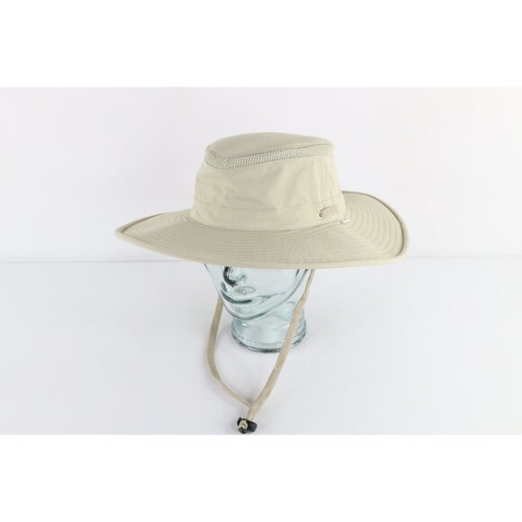New Tilley AirFlo L2M2 Wide Brim Bucket Boonie Hat Cap Khaki Olive XL 7 5/8